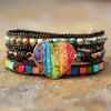 Spiritual Heart Chakra Wrap Bracelet