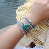 Turquoise Protection Wrap Bracelet