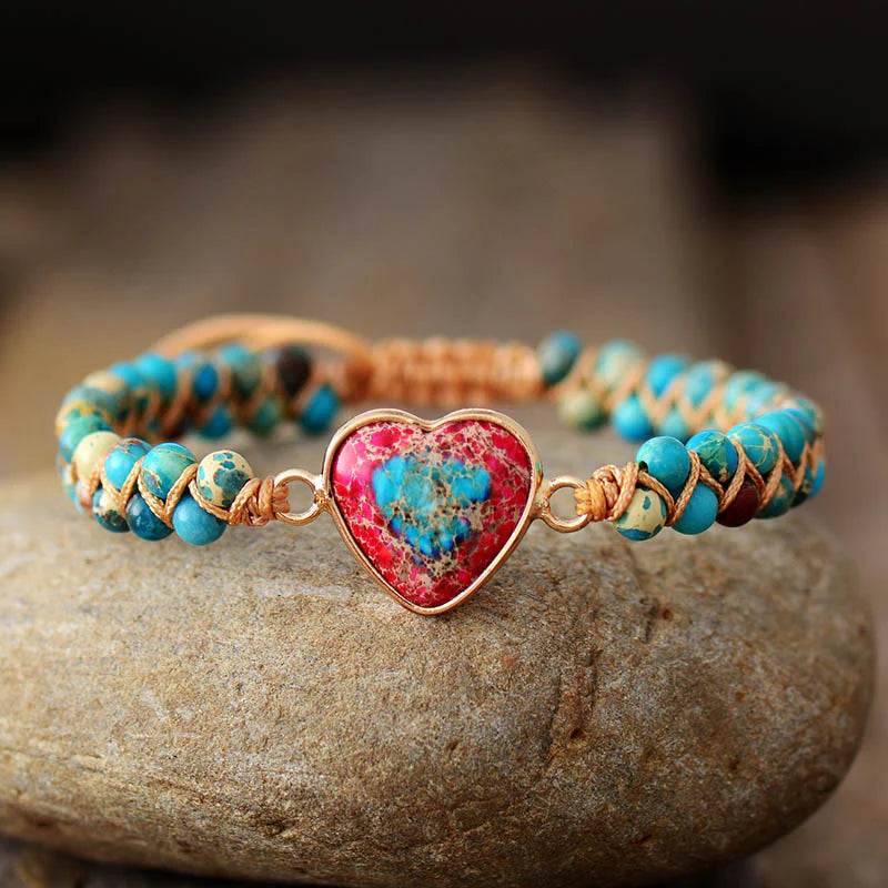 Heart Jasper Passion Bracelet